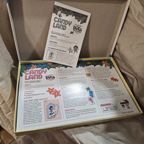 Nick Jr Dora The Explorer Candyland & Go Diego Go Chutes and Ladders Board Games - Picture 5 of 12